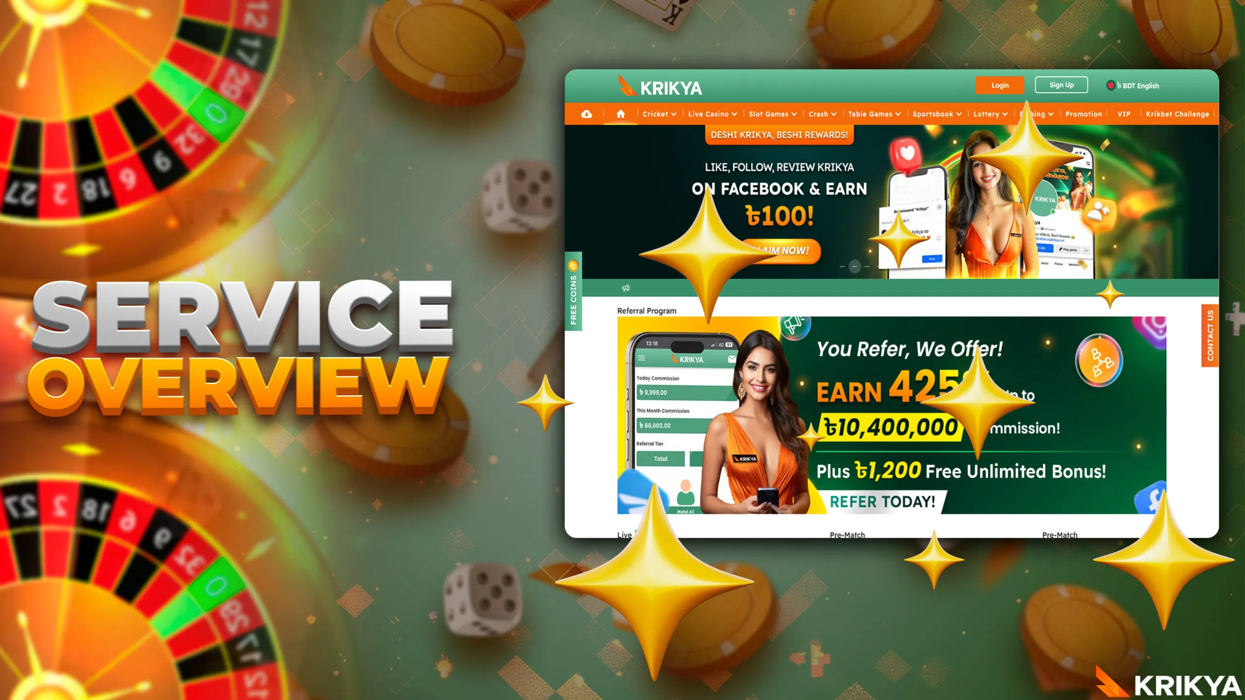 An In-Depth Look at Krikya's Casino and Sports Betting Offerings